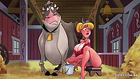 Pauzão Gigante Excites in Os Caipiras Filminho Episódio 03 - Tirando Leite da Mimosa