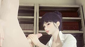 Hentai Uncensored Shoko Hardsex In Library With Japanese Asian Manga Anime Game Porn