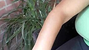 Young girl plays with her feet