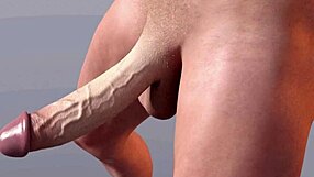 check out this huge white dick bouncing