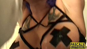 I'm a bound submissive getting slammed in rough anal