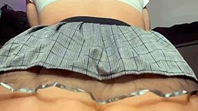 Watch this horny babe ride toys, finger her clit, and squirt everywhere in an epic show. Don't miss her big ass in action!