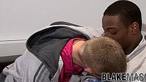 uk couple enjoys mutual blowjobs before interracial gay sex.