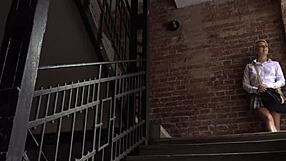 Toby rushes to Kittina for a quick anal session involving deepthroat, sloppy doggystyle, and riding