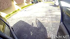 Legal Age Teen Ava Taylor Bent Over For Intense Blowjob And Rough Oral Sex.