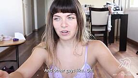 Vlog Star Loves Cum on Face in First Facial