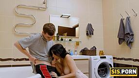 Busty Girl Tempts Stepbro Into Taboo