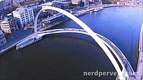 Valentina Bianco gets spunk all over her nerdy face