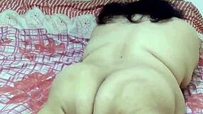 BBW Solo Fingering Shaved Pussy Close Up