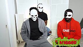 Nuria Millan says, 'I want to be drilled again in this hardcore gangbang.'