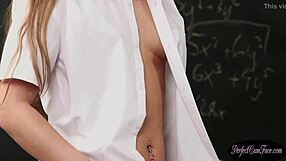 European woman sucks cock before receiving cum on face facial