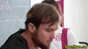 Pretty Student Jizzed