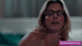 Busty Blondes Lena Paul and Sinn Sage Share Wet Lesbian Massage Leading to Intense Orgasms