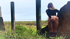 The Milf Didn't Expect A Public Anal Creampie!