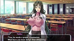 shion starts with the nurse in cruel magical angel game