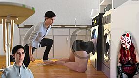 Apocalypse 6: Playing adult game and masturbating at the same time
