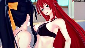 Rias Leaves But Akeno Asks For More HS DXD NTR Madness 3!