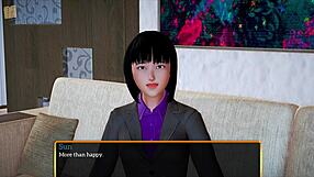 I'm exploring my new family in this erotic anime adventure