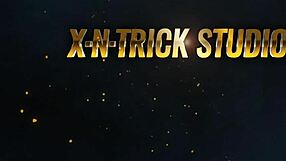 Ebony teen babe gets oiled massage with blowjob