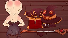 Alya Sucks Sperm from Speed Condom in Russian Hentai Parody