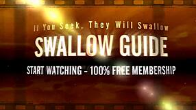 brooklyn daniels sucks and swallows huge cum mouthful!