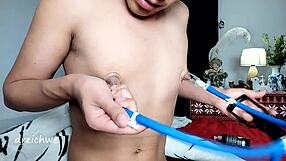 Young Amateur Sucks Nipples In Dirty Spanish Fetish Session