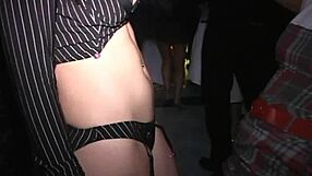 Young Bisexual Milfs Eat Cunt, Suck Cock, and Squirt in Public Reality.