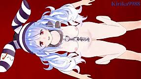 Nekomata okayu and usada pekora have intense creampie sex in hololive vtuber hentai!