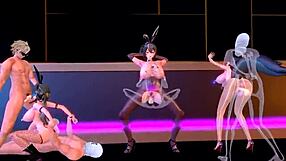 Exploring The Wild World Of Zzz And Honkai In Anime Action