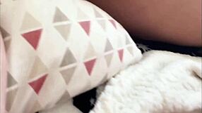 Couple Engages in Intense Morning Threesome with Anal Fucking and Big Cock Action on Red