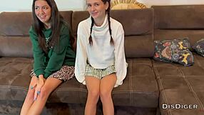 They picked up two beauties with a friend and fucked them hard in public