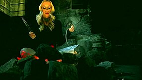 ليزبيات ساحرات داهليا سكاي وشارلوت ستوكلي يلعقن الكس!