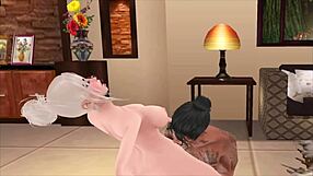 Watch me ride my step bro's cock hard!