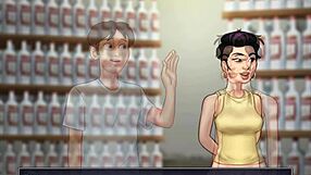 complete gameplay of summertime saga part 46 with monster cock action. it gets wild with anal riding