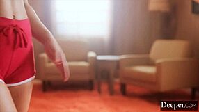 Boxing champs Kelsi Monroe and Eva Angelina battle over huge cock