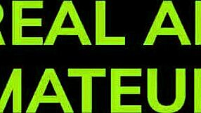 Ebony babe blows white dick!