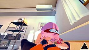 Sakura And Naruto Engage In Intense Uncensored Sex