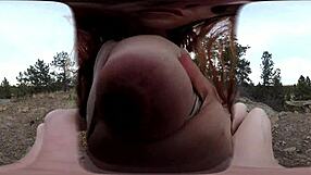 Giantess Shrinks Her Boss as Punishment in Wild Public 360 VR Humiliation.