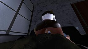 hot 3d animation hentai with a secretary featuring big tits and anal