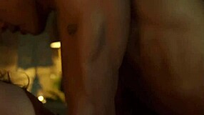 रेट्रो कोरियन ब्लू फिल्म इंटेंस एशियन सीन के साथ