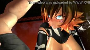 Curvy Anime Cow Girl Pounded Hard Against Cage In Bareback Hentai