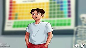 Teacher notices cock size anomaly in Summertime Saga episode 1 31