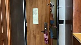 Inviting Mexican UN Fan for Intense Creampie Before Leaving Country