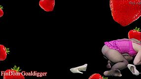 small dick owner pays more to blonde russian in fishnets