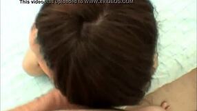 shy girl feels nervous during blowjob audition