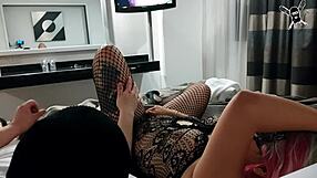 we both masturbate while watching each other in a fun way