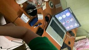 feeling distracted from work by hot phone sex with russian amateur