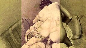 Tučné vintage erotické kresby, co okouzlují pohled