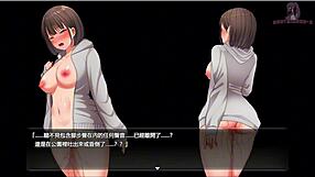 Girl hides in men's toilet for secret masturbation climax