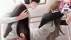 Sexy Vampires Fucked In Stockings During Anime College Hentai Fucking Scene